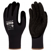 Benchmark BMG322 Lint-Free Palm-Coated Wet Grip Gloves (Black)